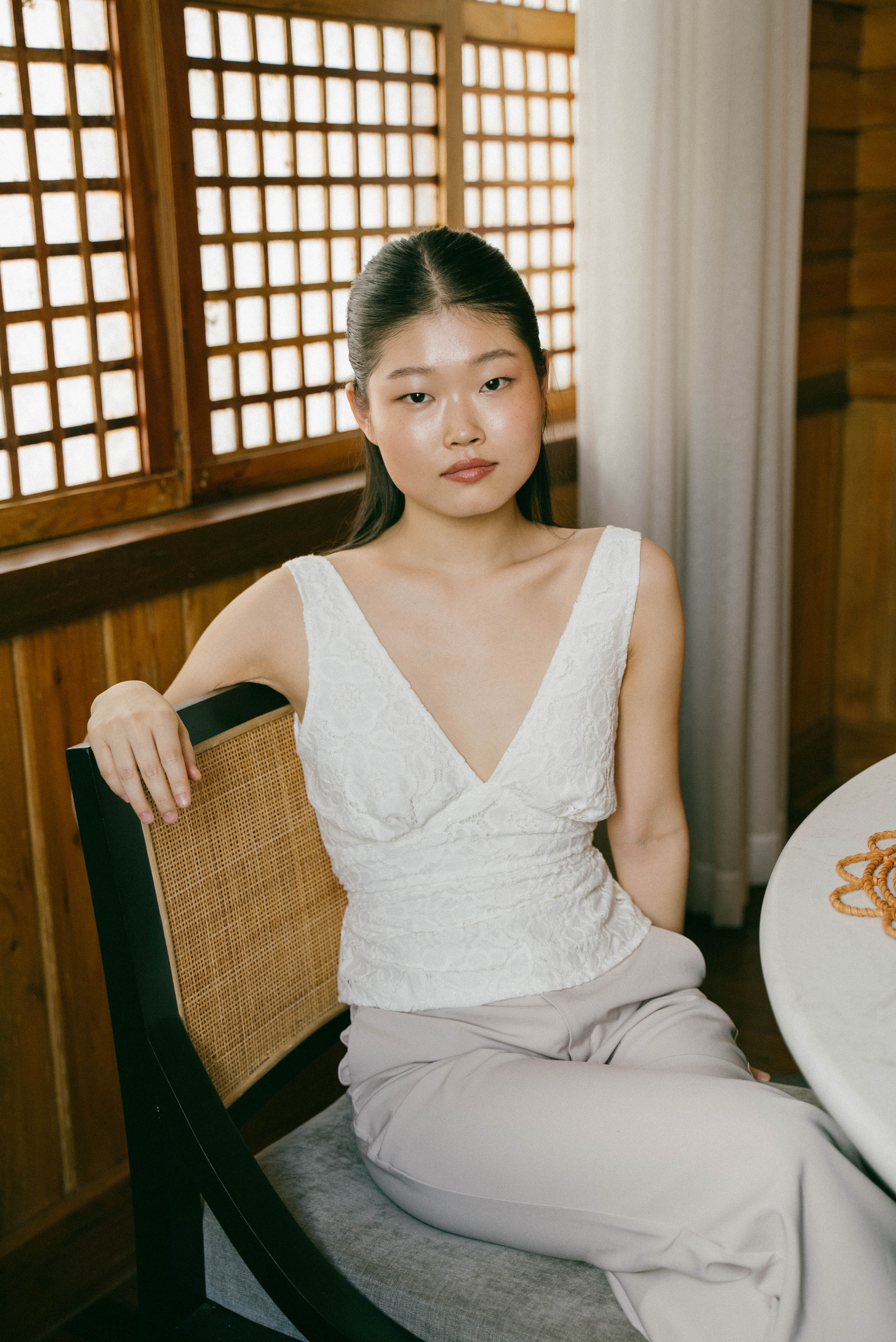 Katherine Top in Floral Lace