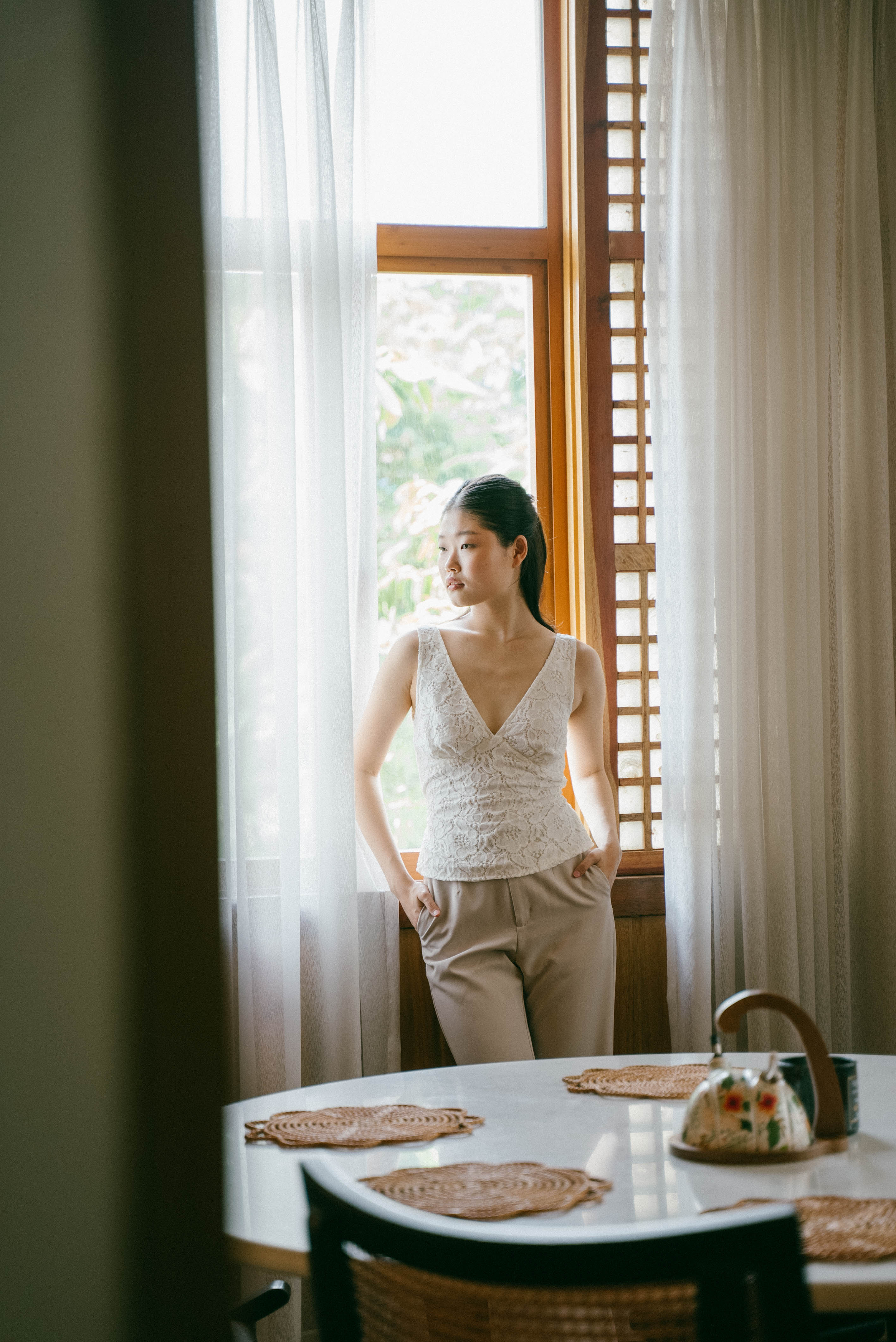 Katherine Top in Floral Lace