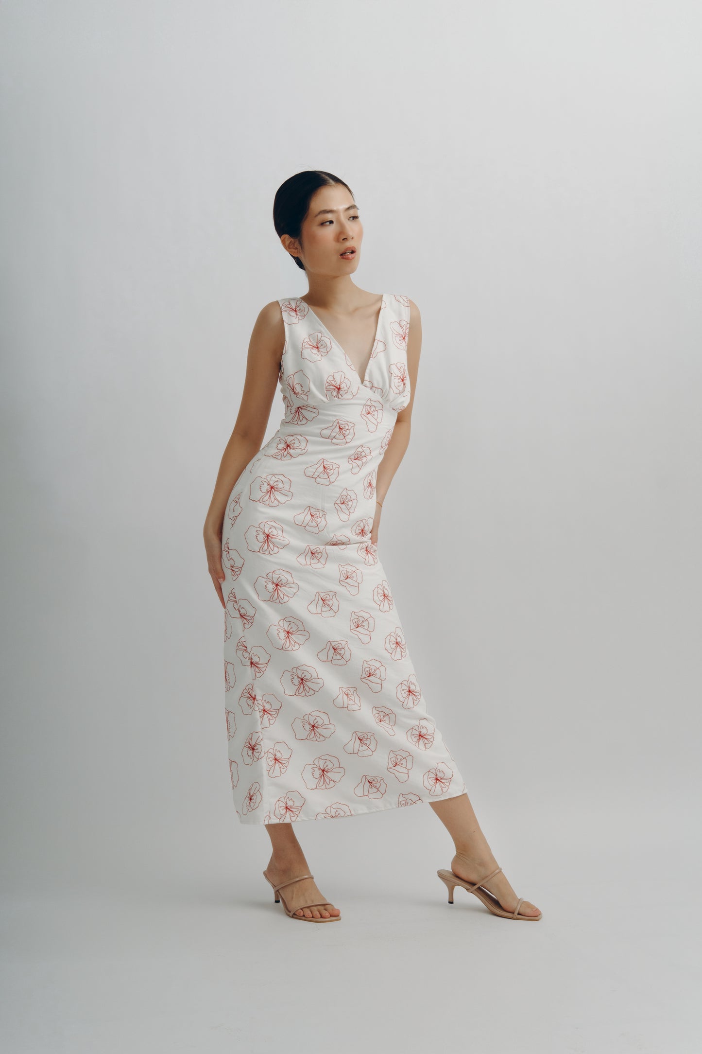Katherine Dress in Gumamela