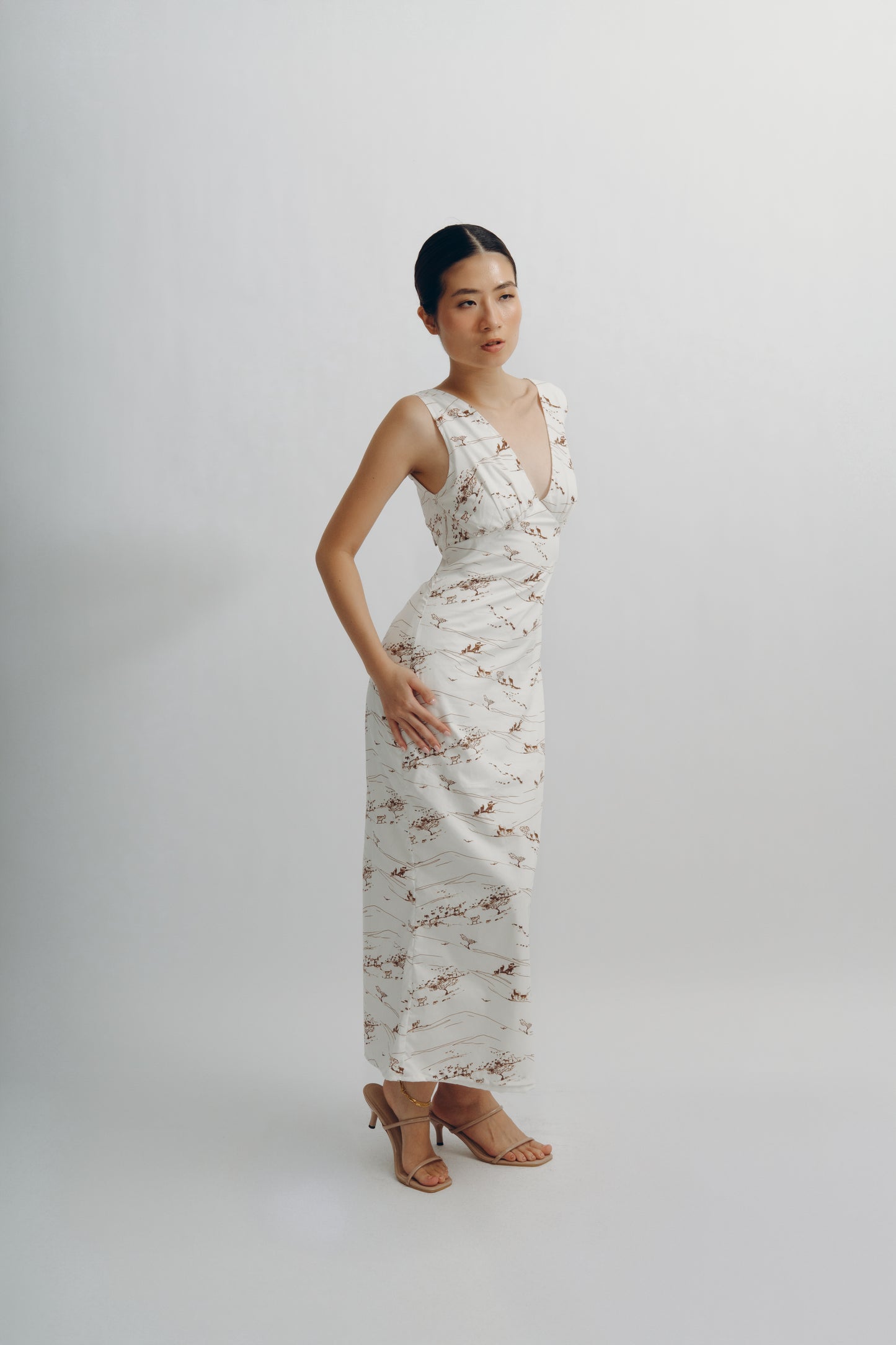 Katherine Dress in Safari
