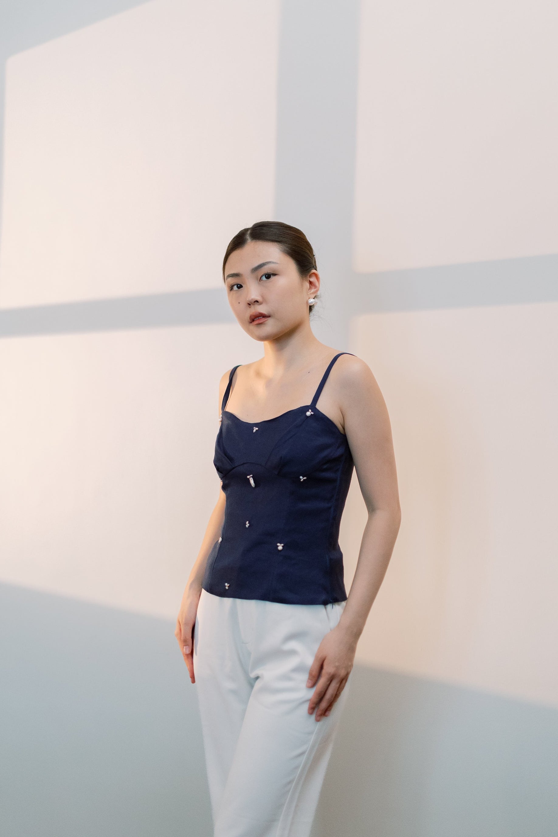Mica Top in Indigo