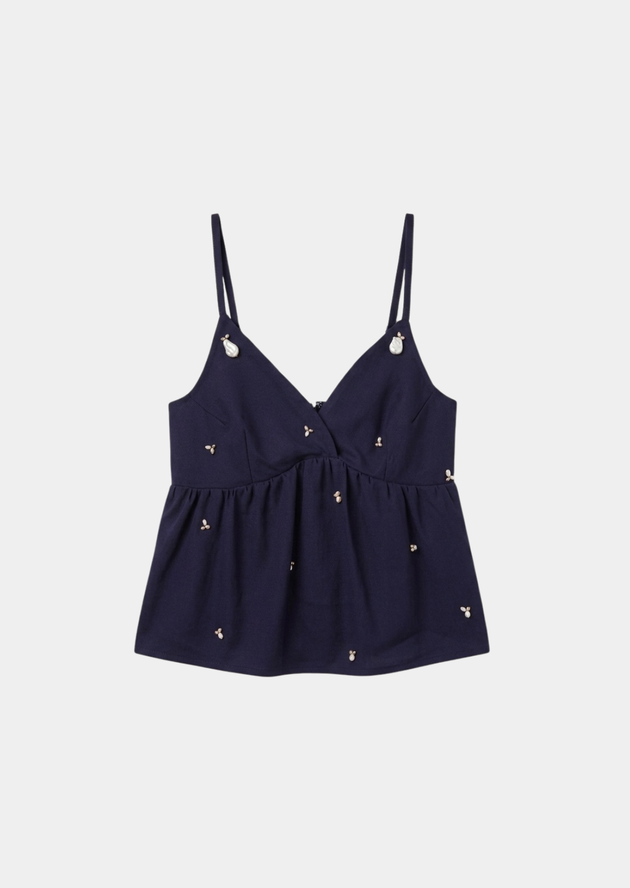 Ysabel Top in Indigo
