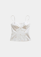 Mica Top in Opal