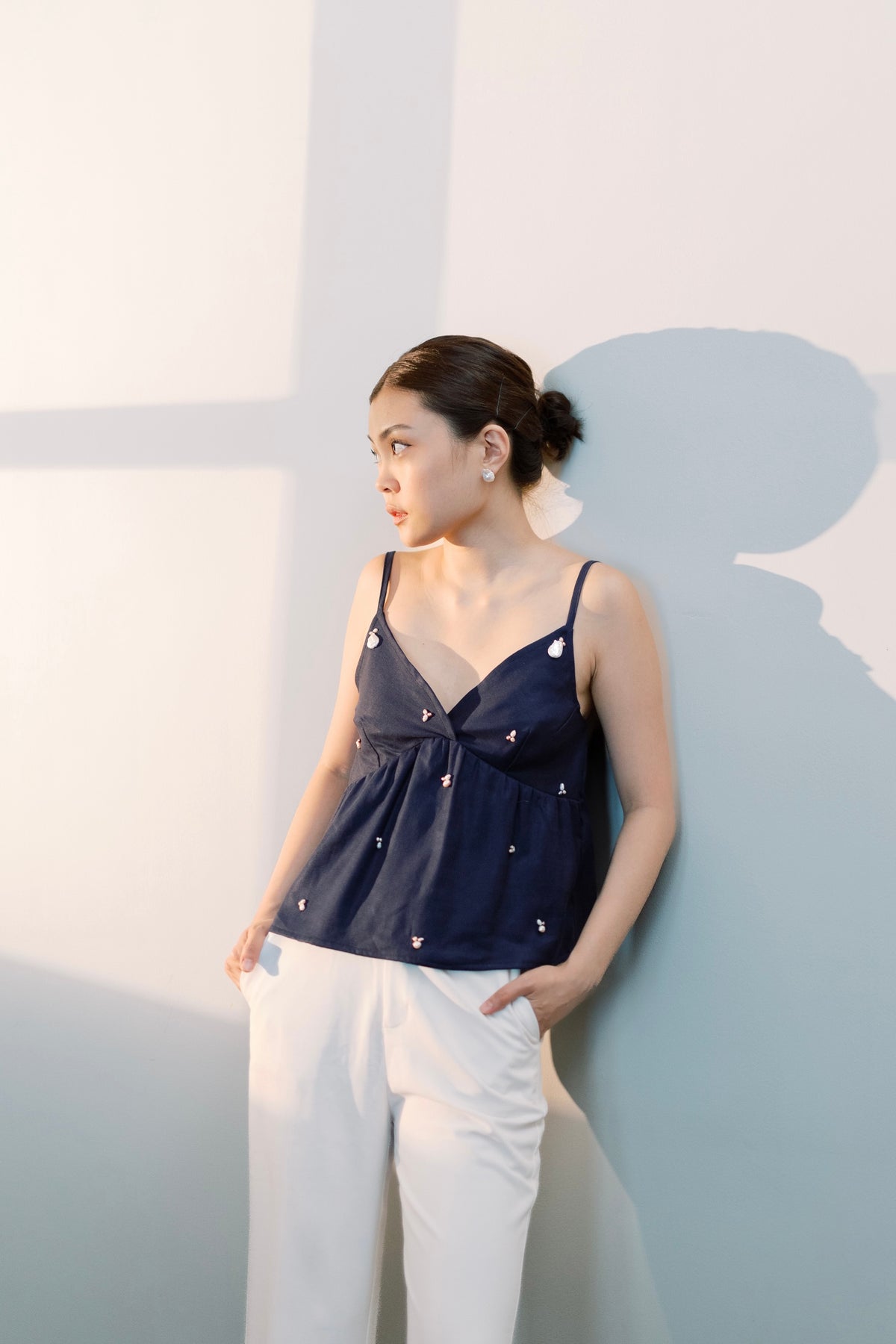 Ysabel Top in Midnight
