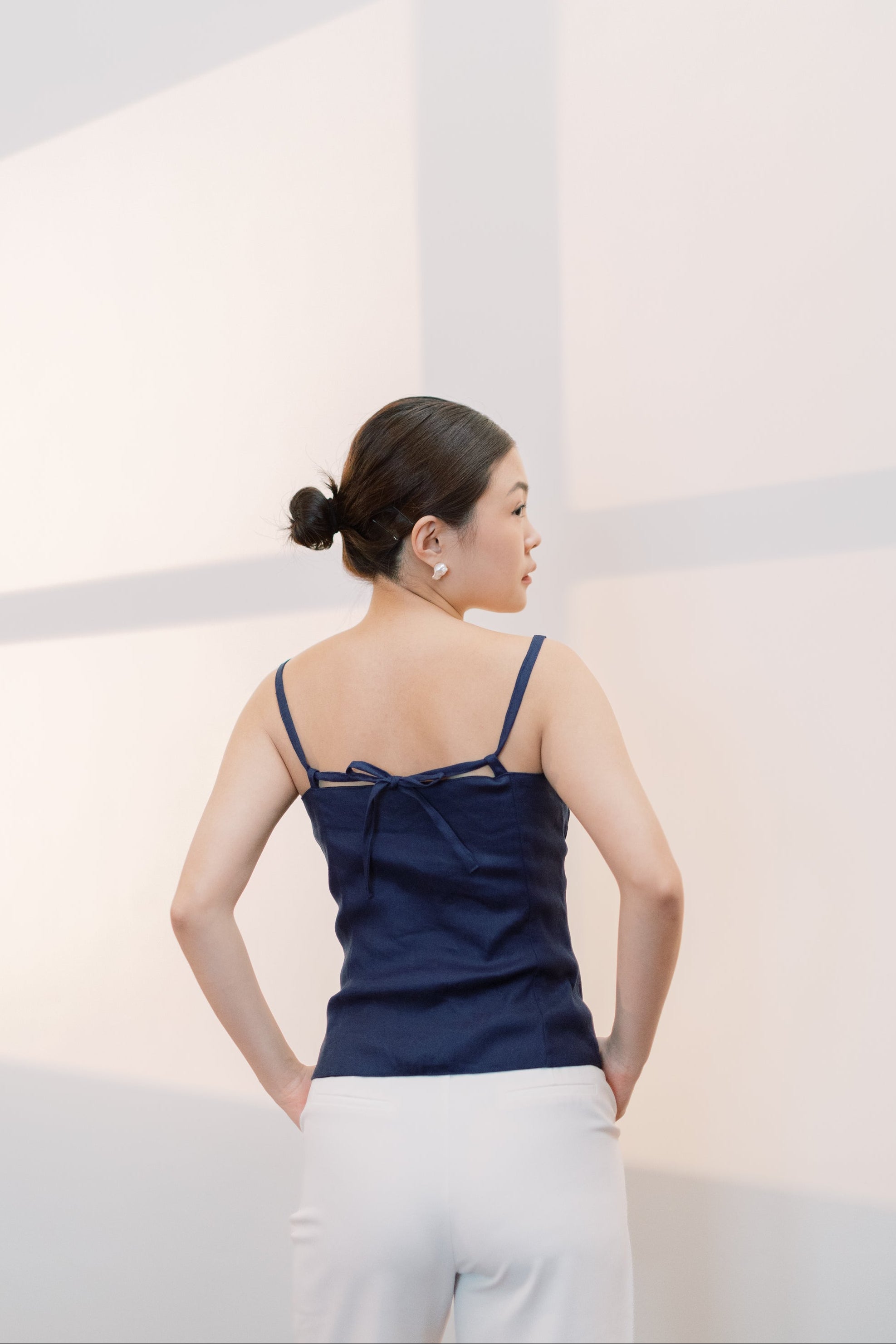 Mica Top in Indigo