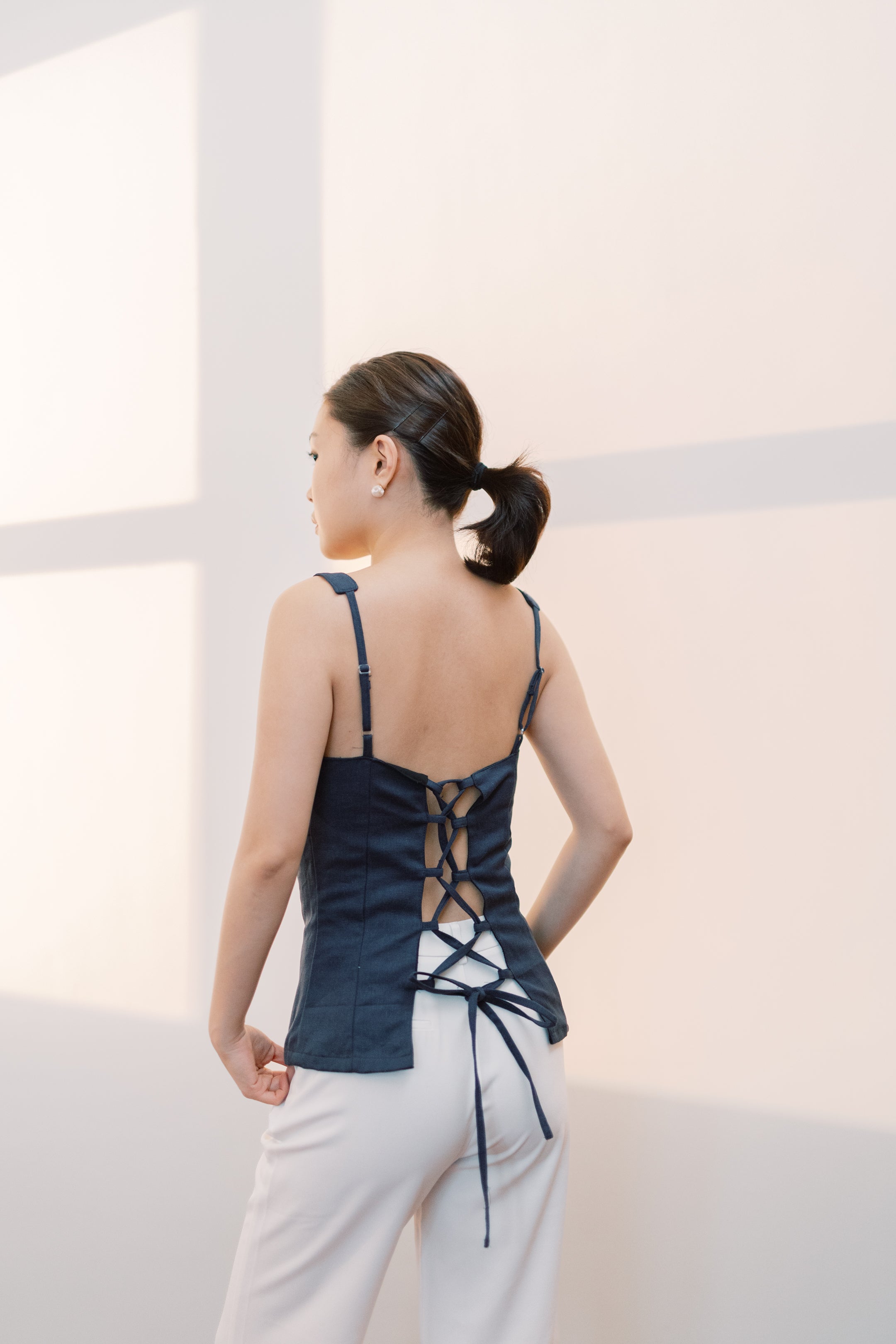 Cara Top in Midnight