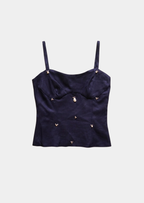 Mica Top in Indigo