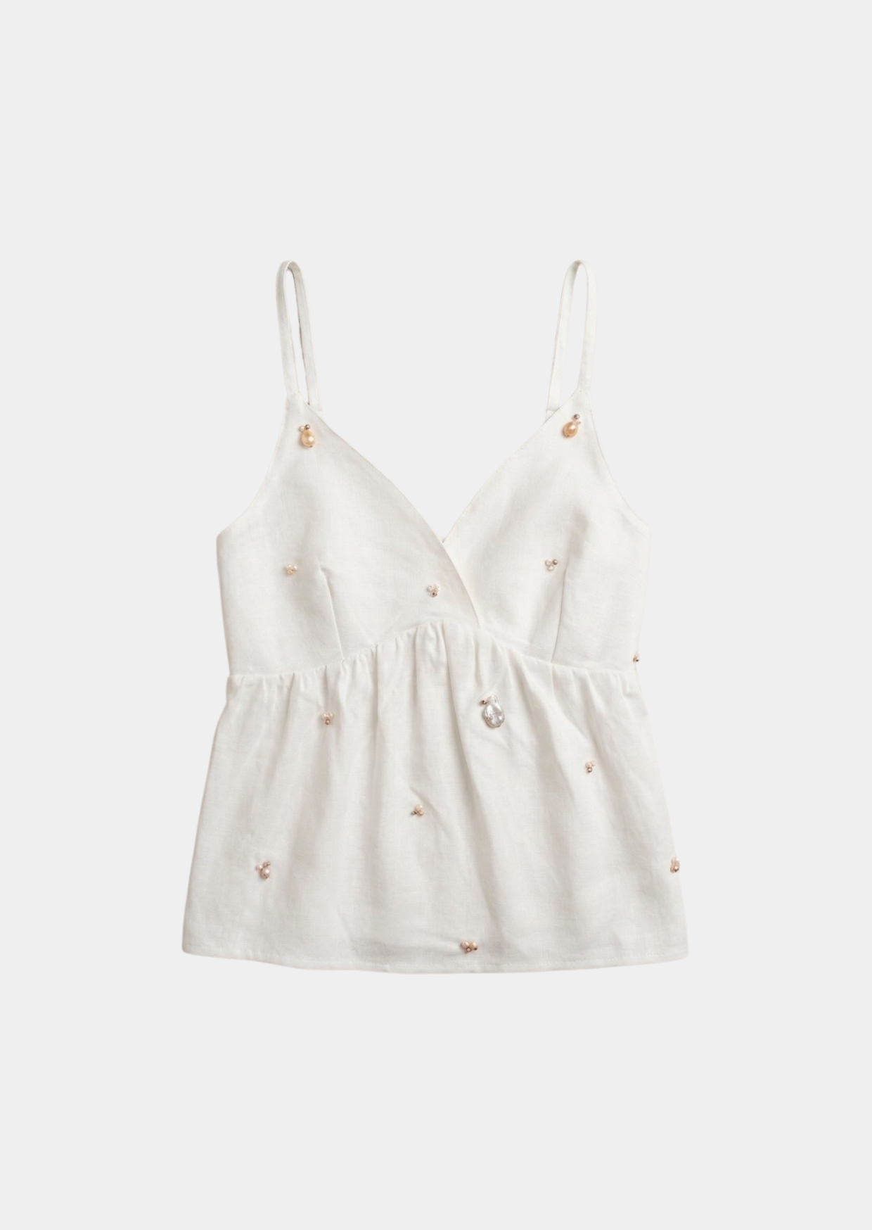 Ysabel Top in Ivory