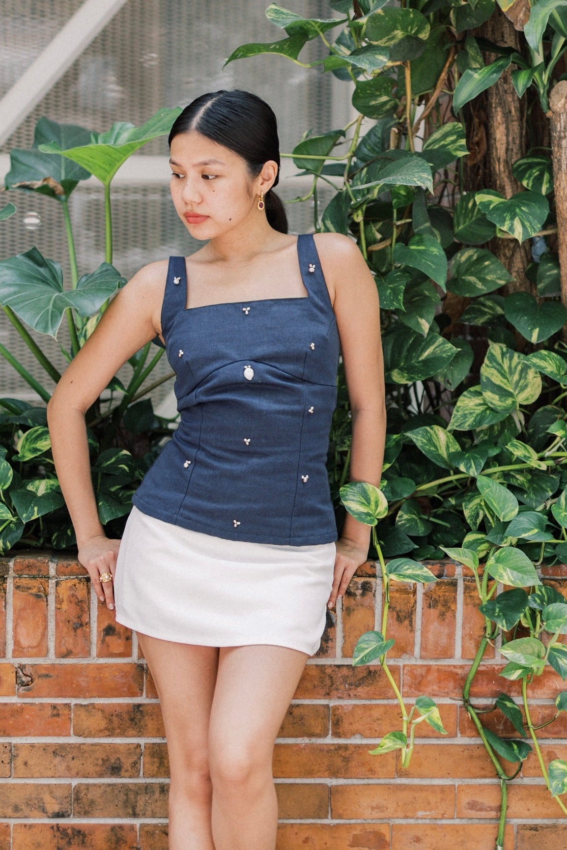 Cara Top in Midnight