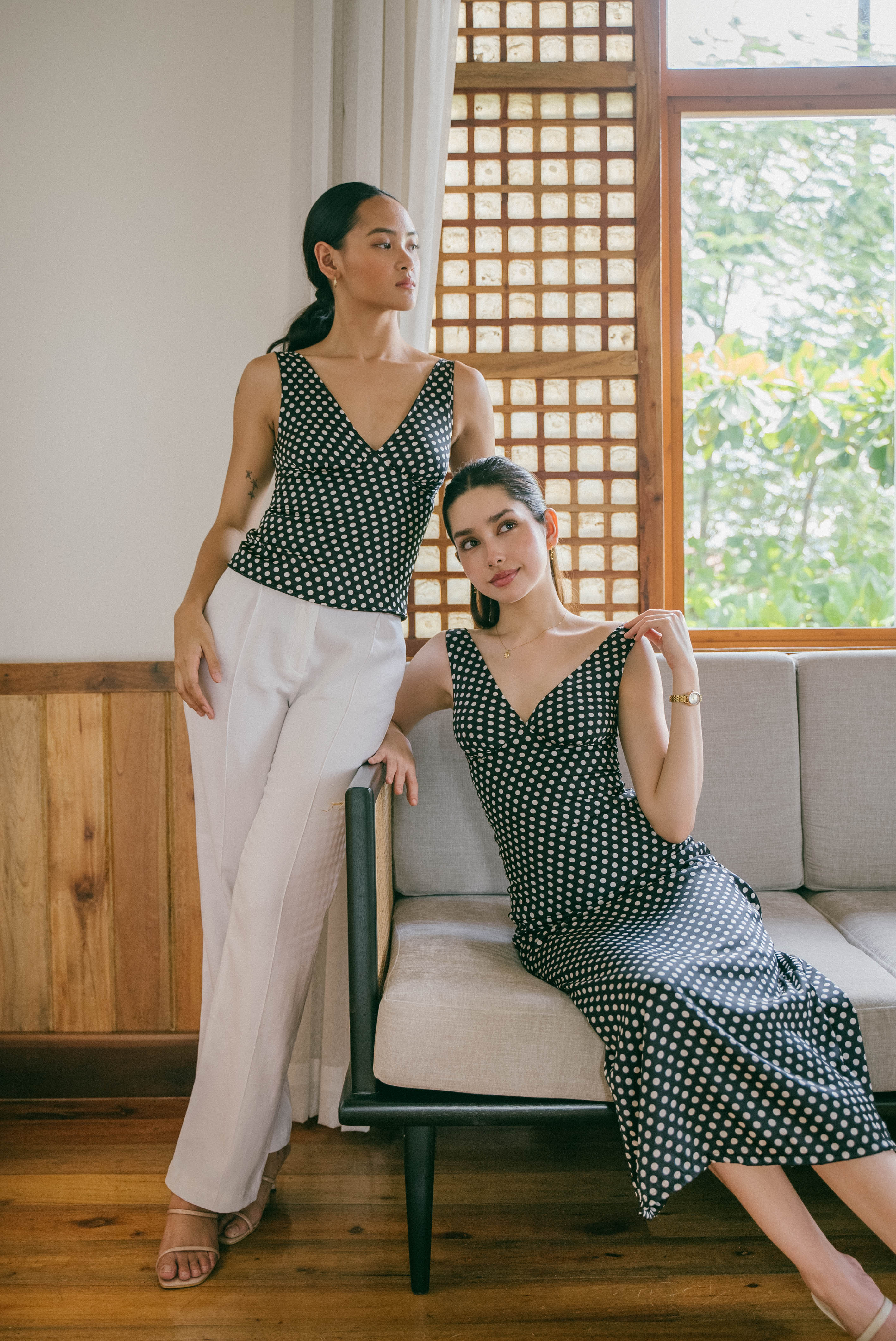 Katherine Dress in Polkadots