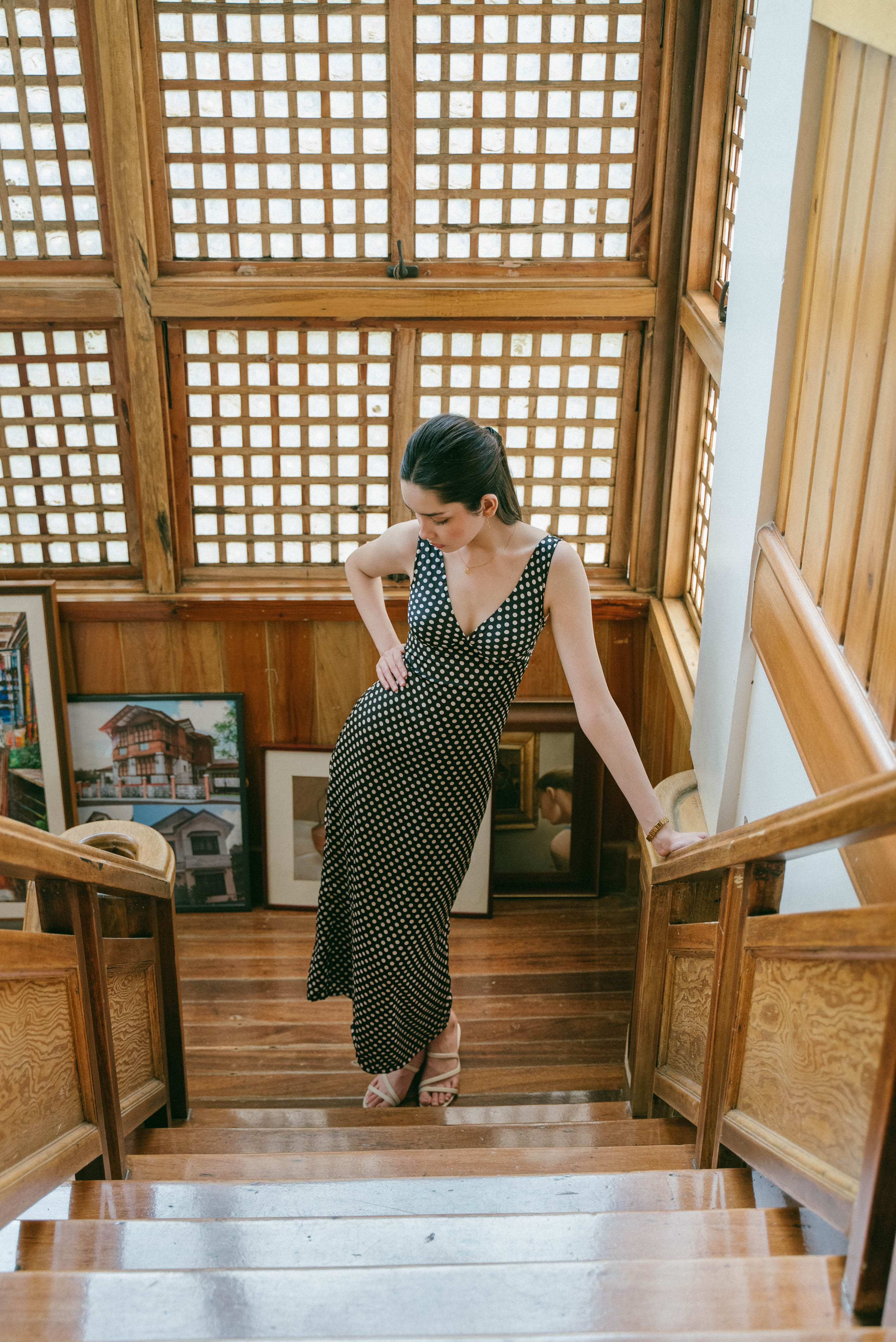 Katherine Dress in Polkadots
