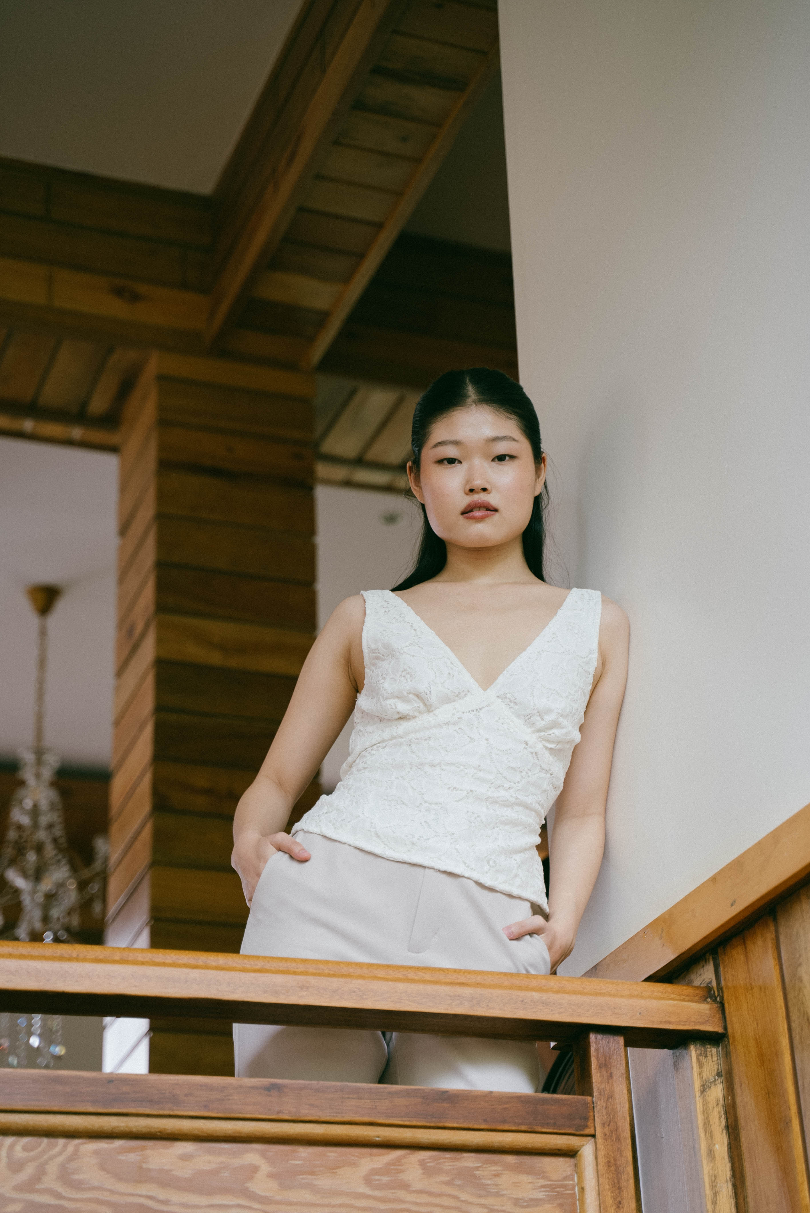 Katherine Top in Floral Lace