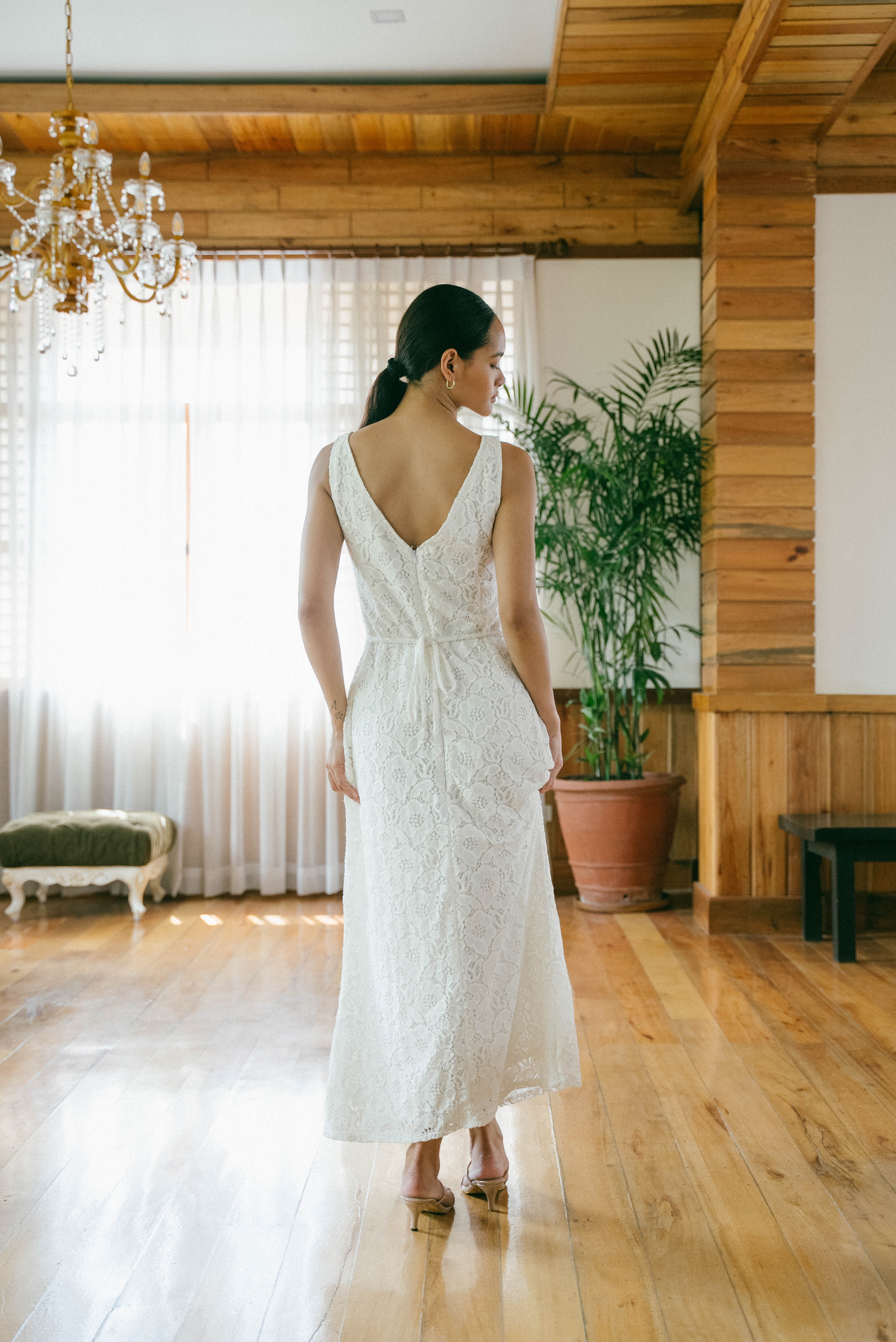 Katherine Dress in Floral Lace