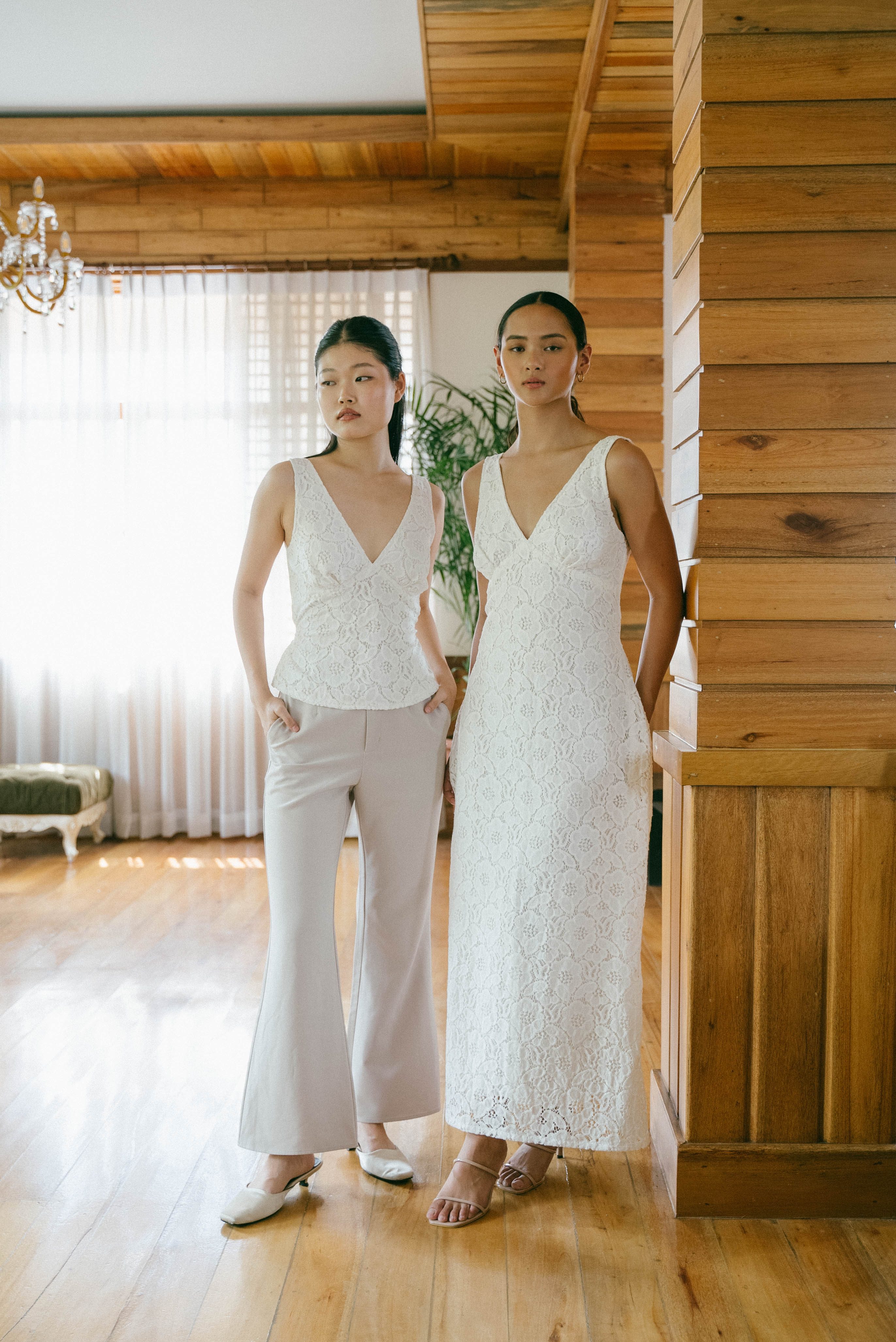 Katherine Dress in Floral Lace