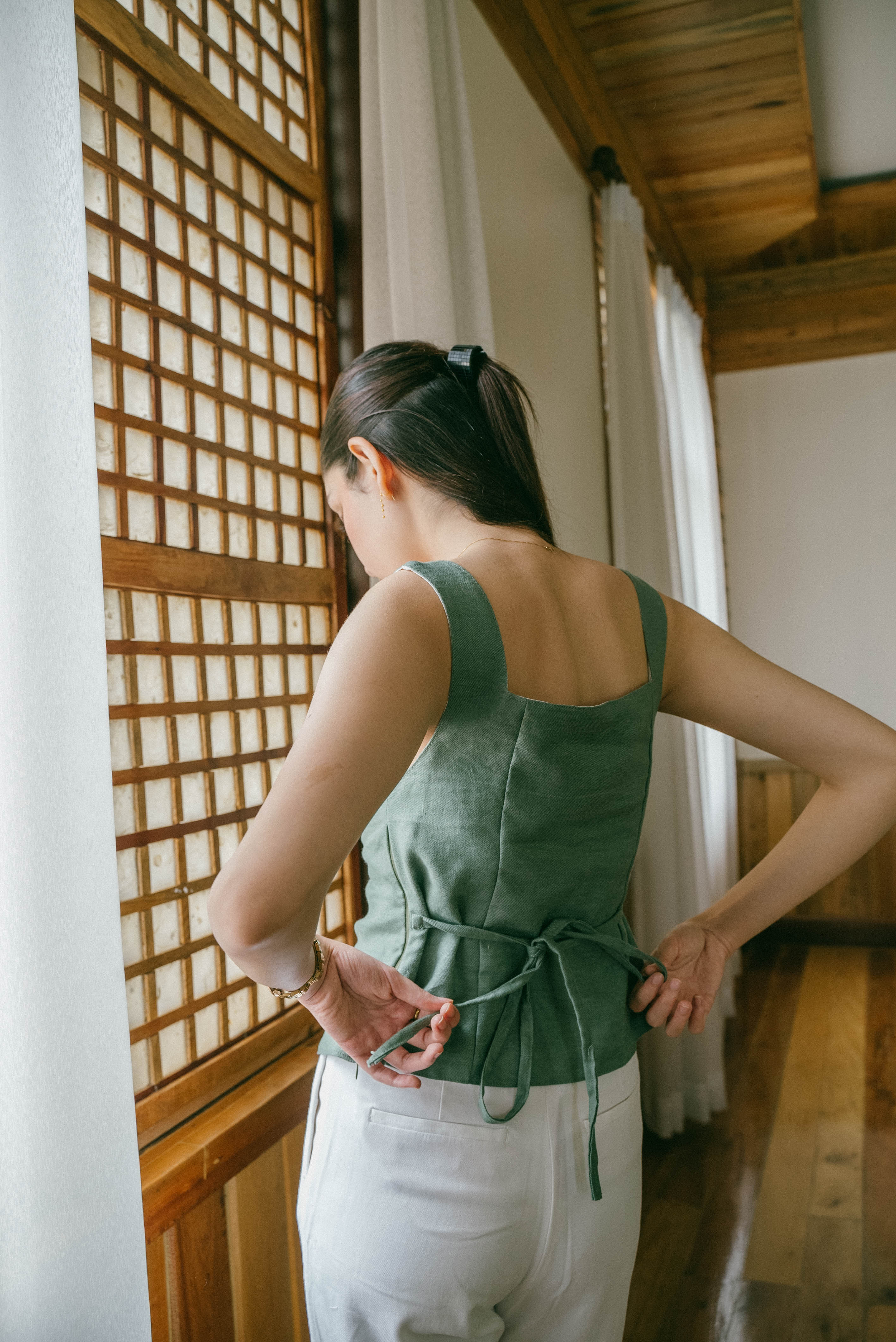 Sonia Top in Sage