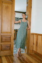 Sonia Long Dress in Sage