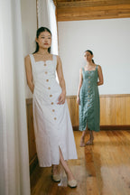 Sonia Long Dress in Cream