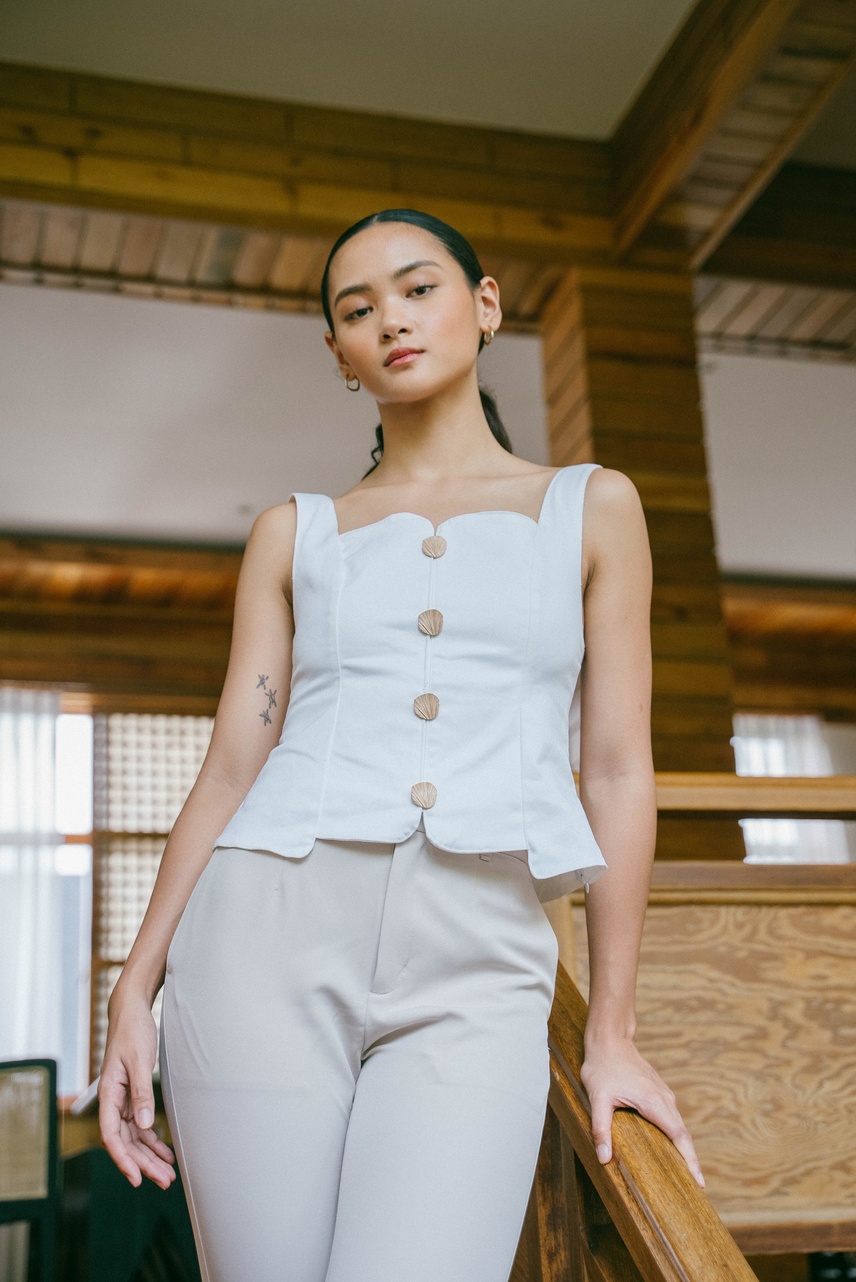 Sonia Top in Cream
