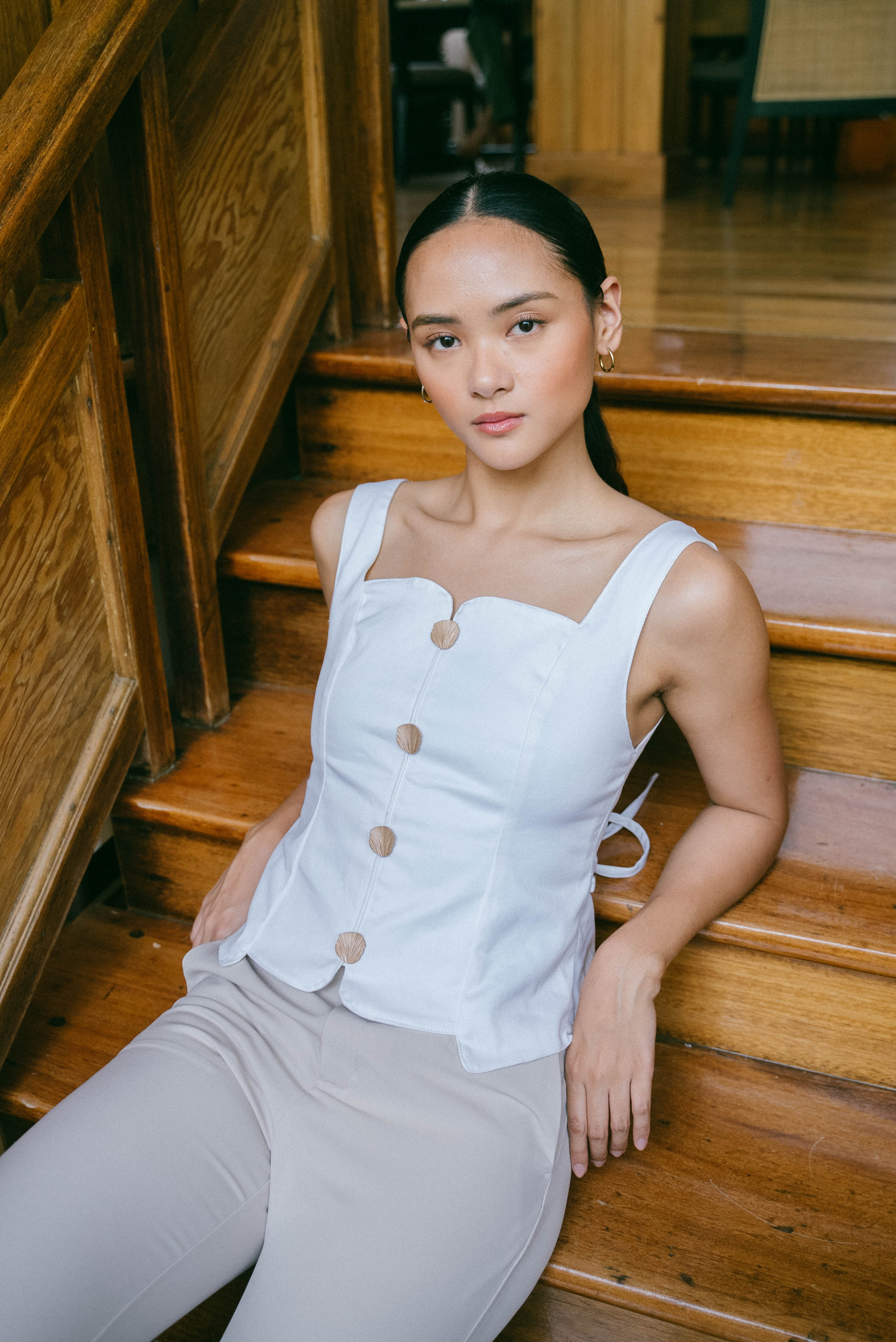 Sonia Top in Cream
