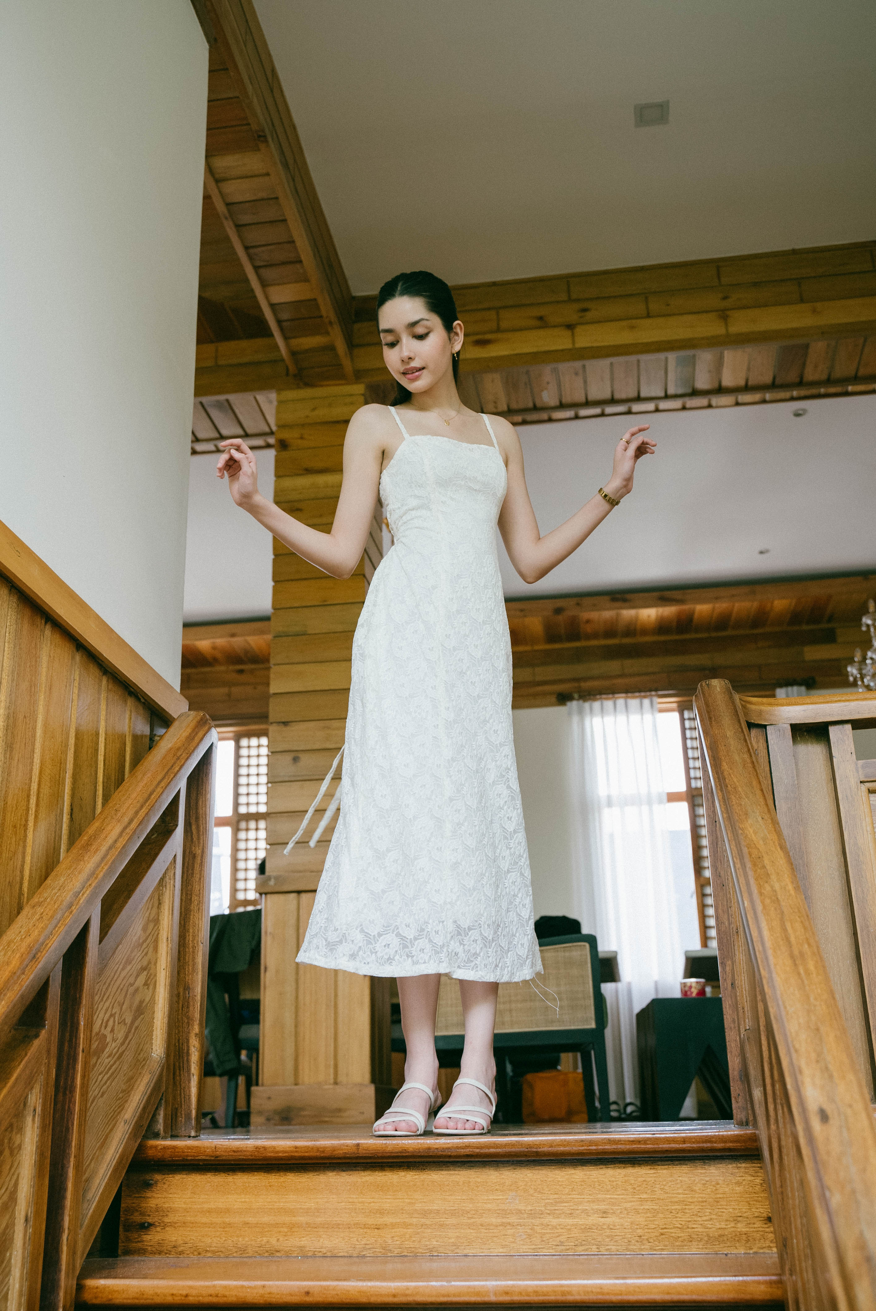 Gabby Dress in Chantilly