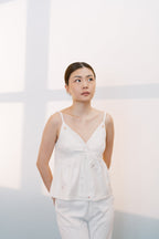Ysabel Top in Ivory