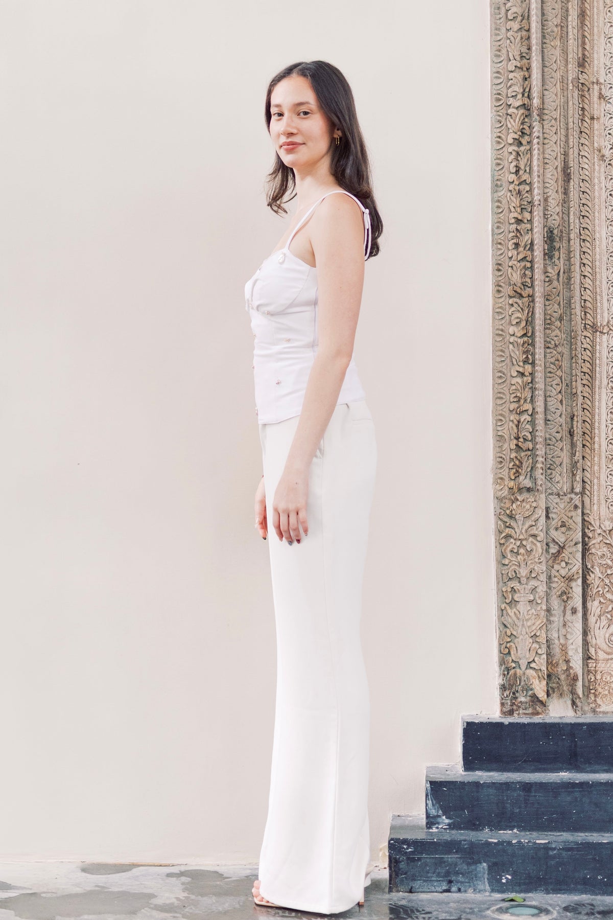 Mica Top in Ivory
