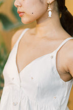 Ysabel Top in Ivory