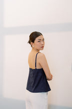 Ysabel Top in Indigo
