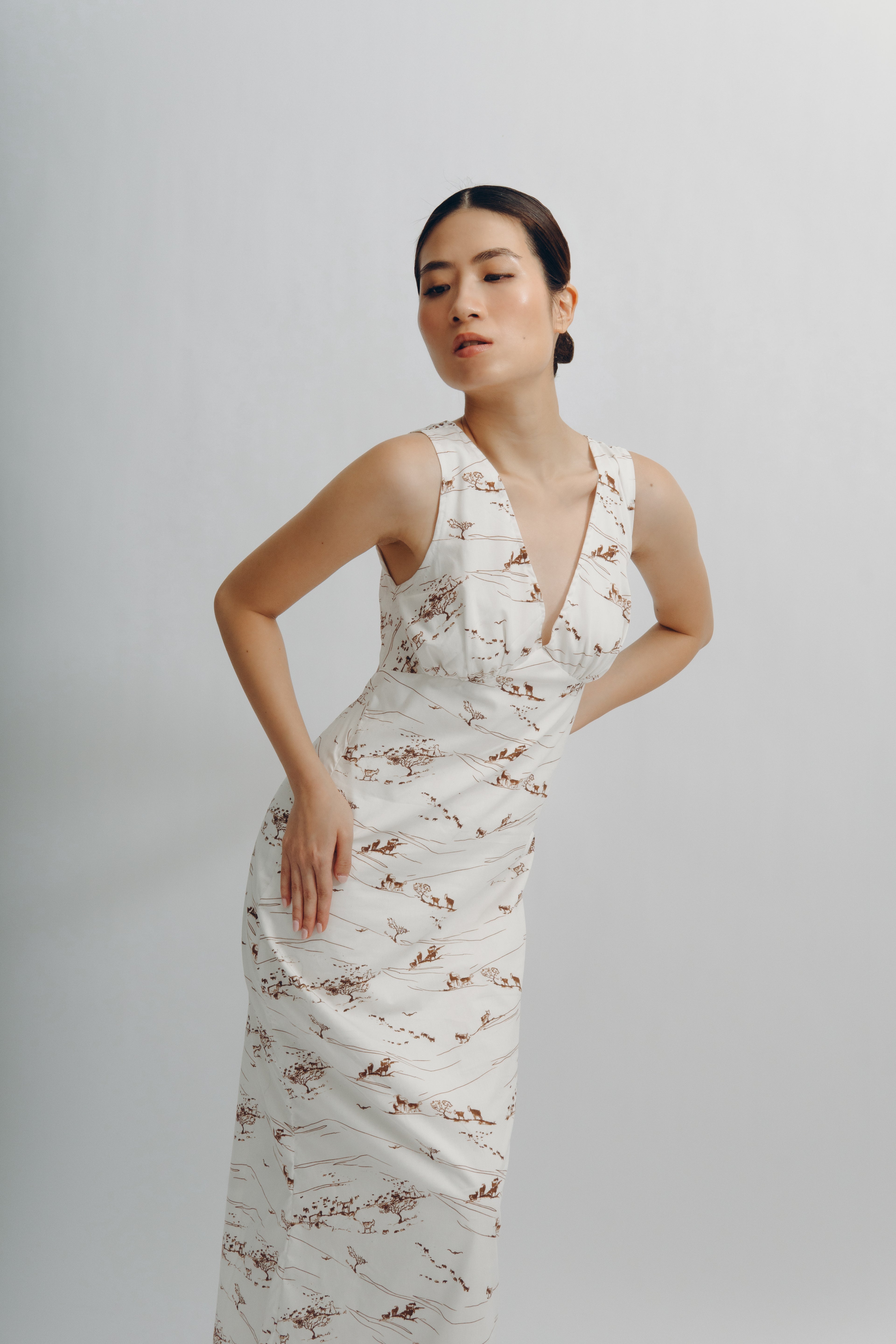 Katherine Dress in Safari
