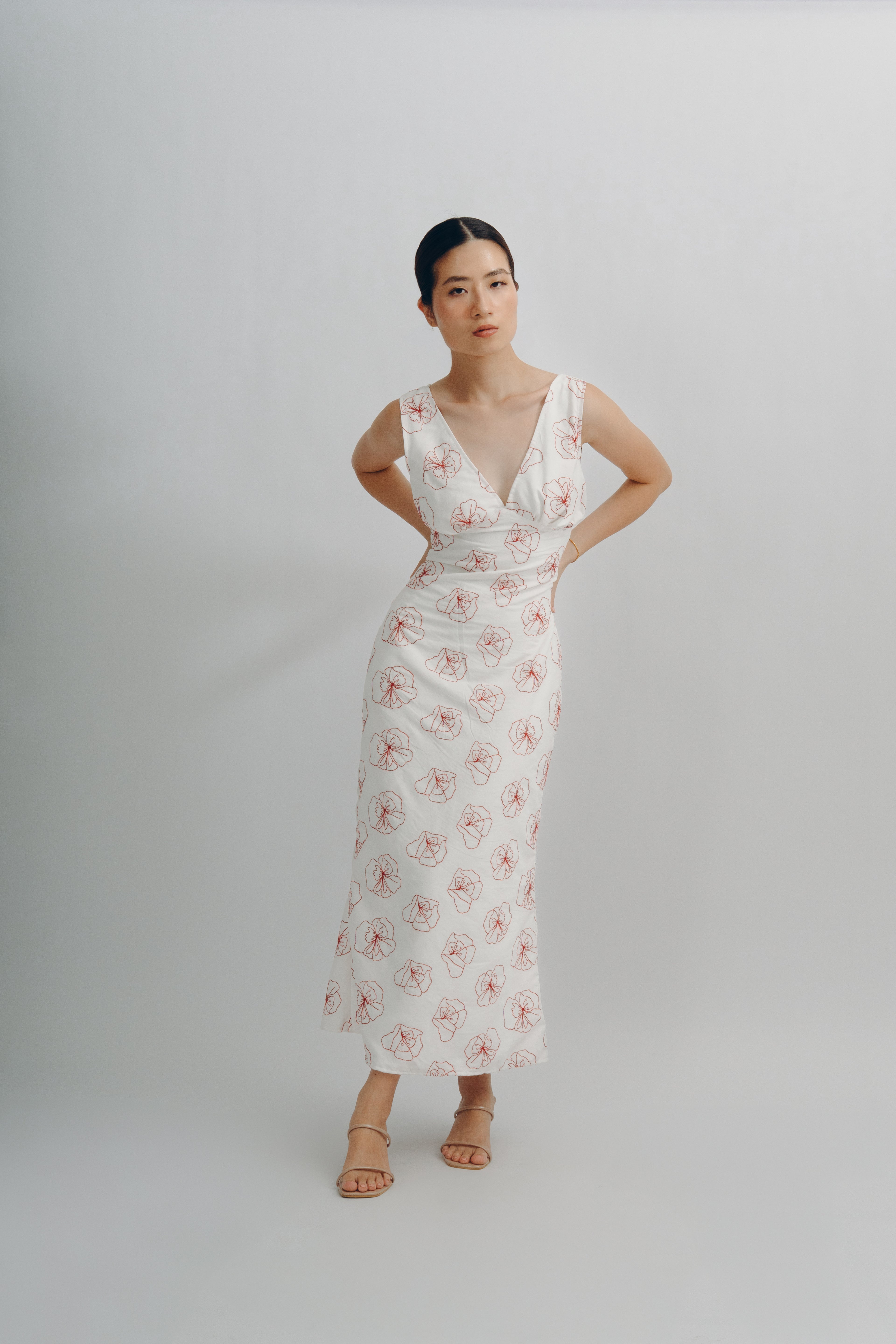 Katherine Dress in Gumamela