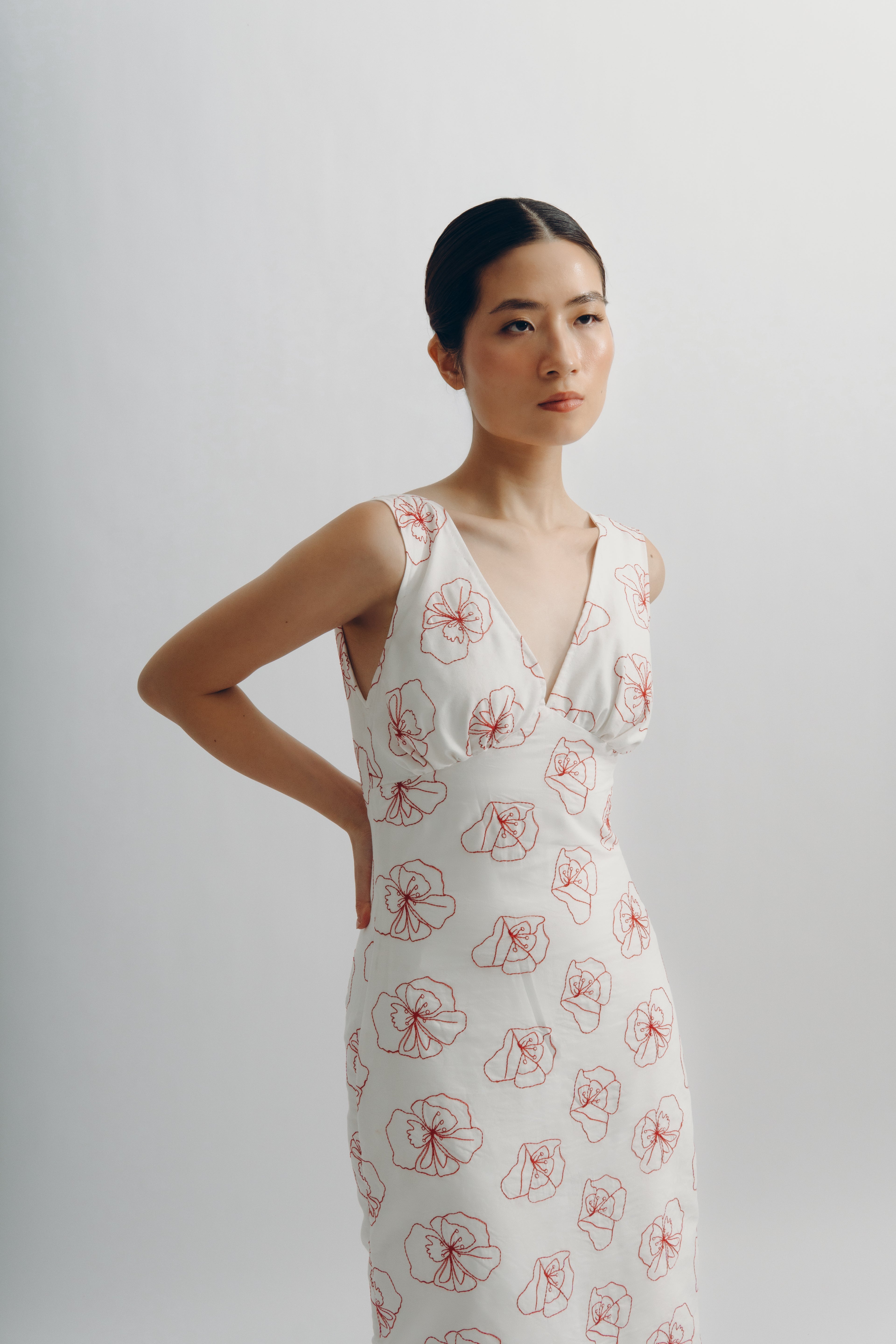 Katherine Dress in Gumamela