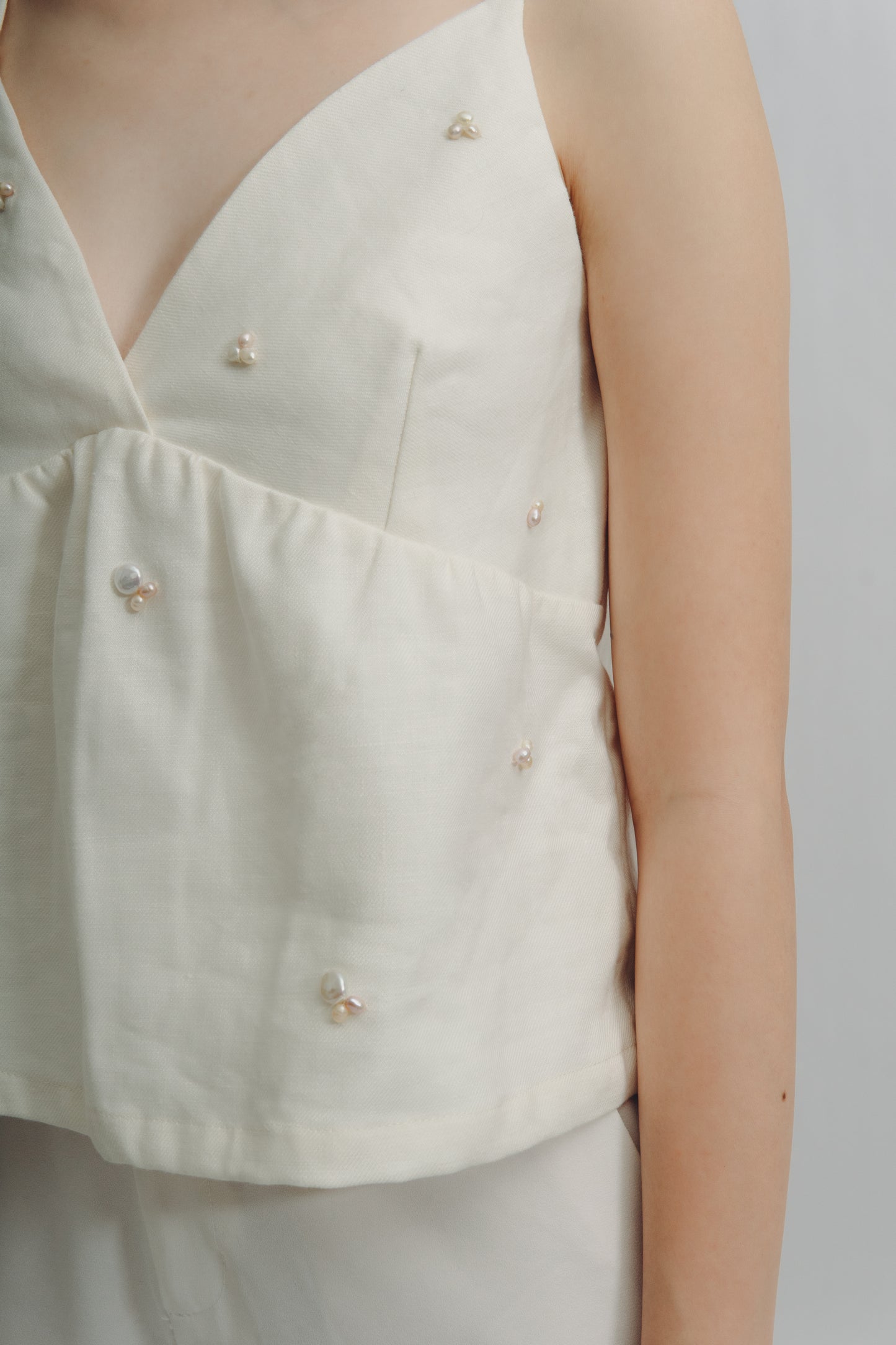 Ysabel Top in Ivory